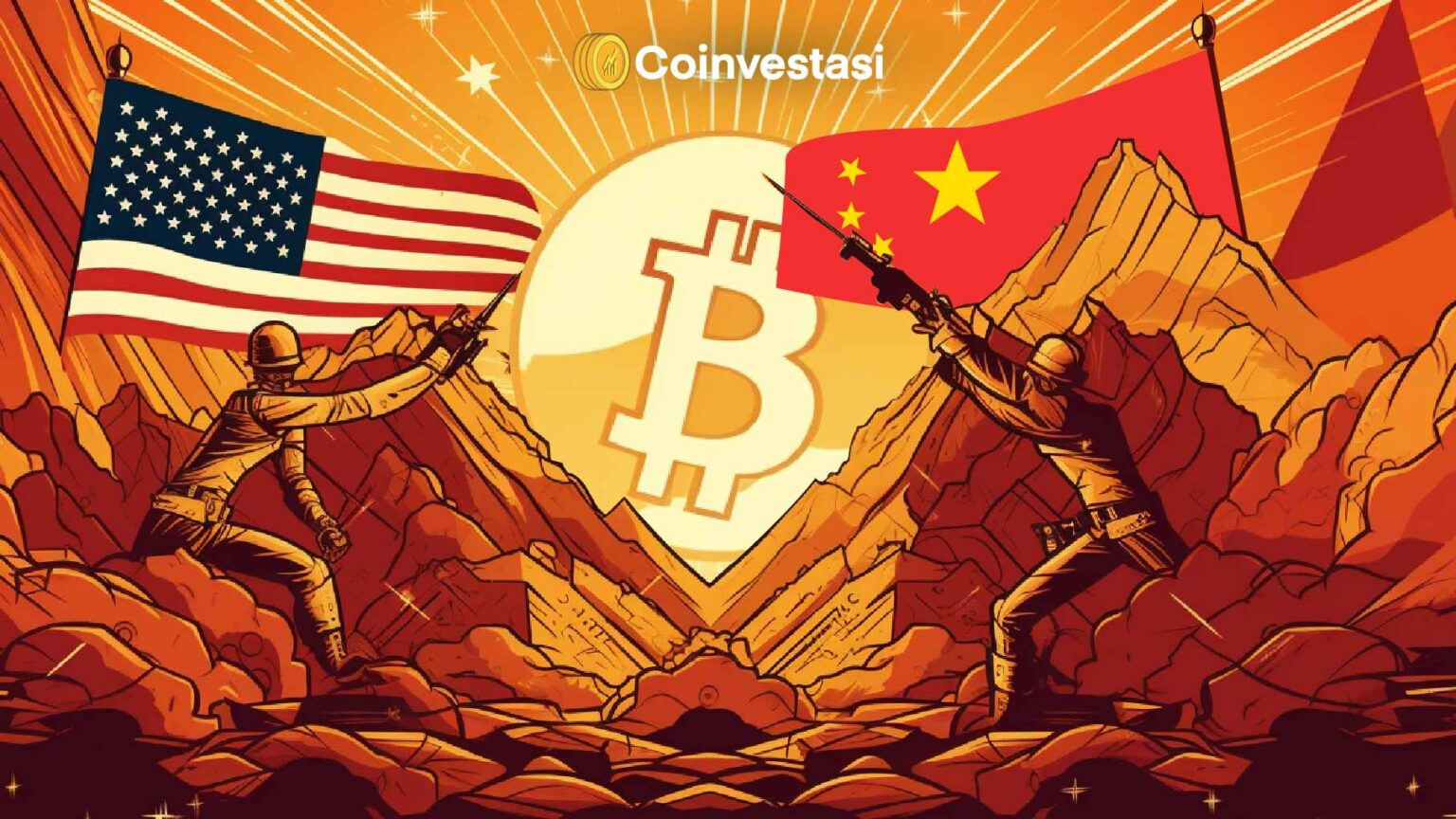 Tarif AS-China Mempengaruhi Harga Bitcoin dan Pasar Saham AS?