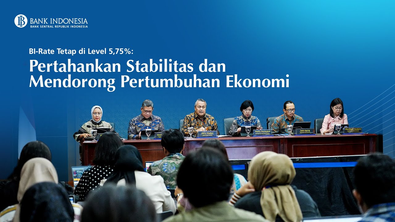 Bank Indonesia Tetapkan BI-Rate 5,75% untuk Mendorong Pertumbuhan Ekonomi